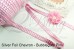Fold Over Elastic SILVER FOIL CHEVRON FOE - 2m length